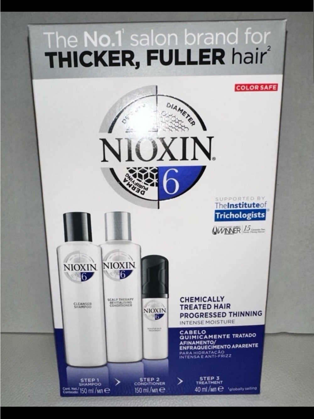 NIOXIN System 6 Haircare Trio - NIB